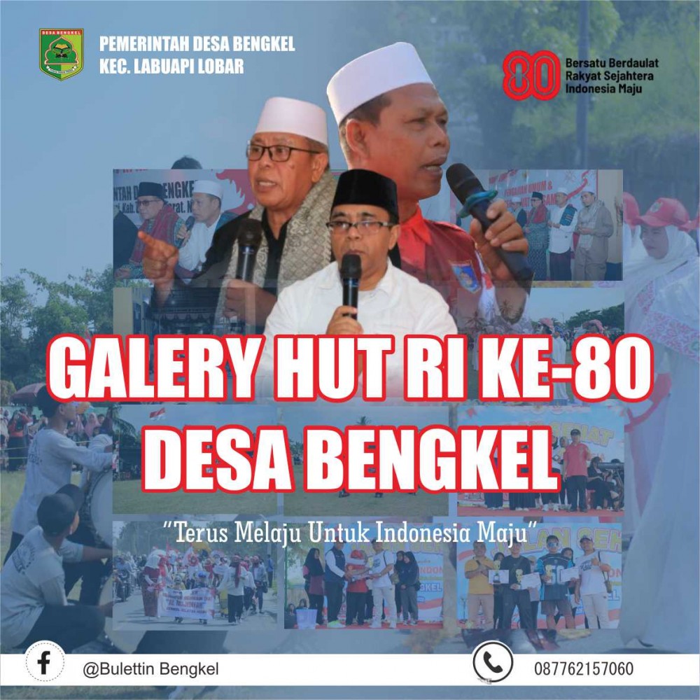 GALERY HUT RI KE 80 DESA BENGKEL